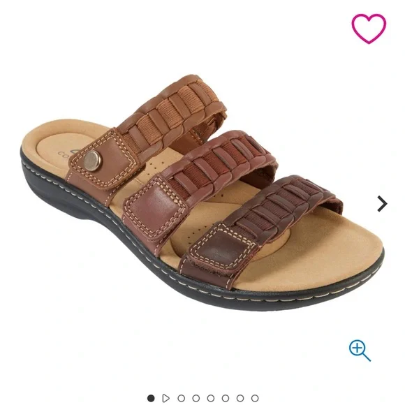 Clarks Women's Laurieann Hope Brown Sandals - Picture 2 of 6